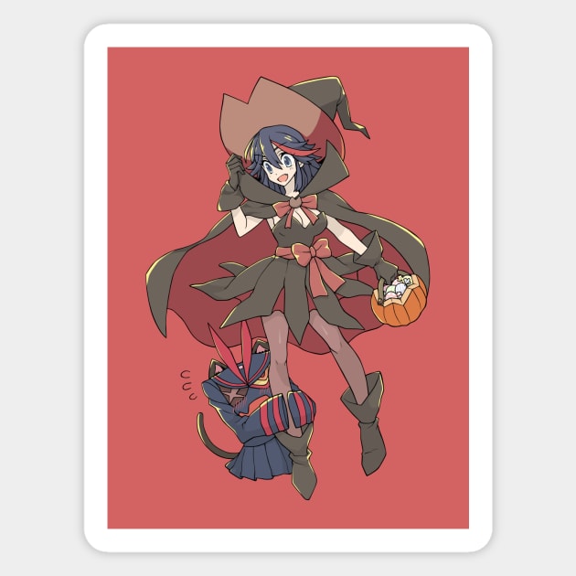 Kill La Kill Ryuko Anime Manga Halloween Special Magnet by MaxGraphic